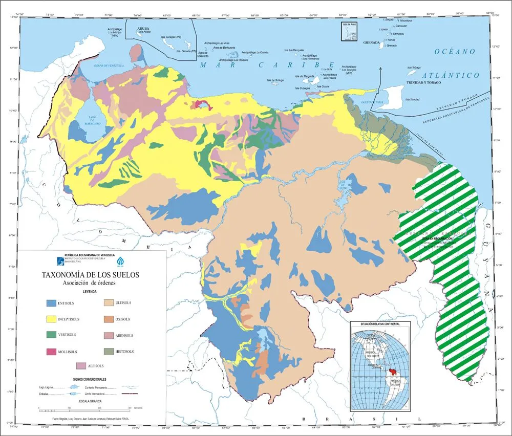 Suelos de Venezuela y Colombia