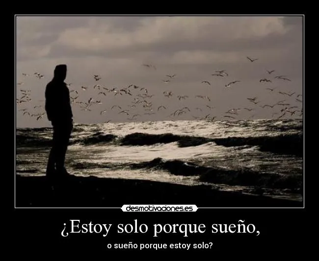 Estoy solo porque sueño, | Desmotivaciones