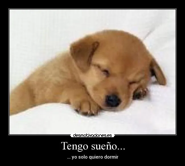 Tengo sueño... | Desmotivaciones