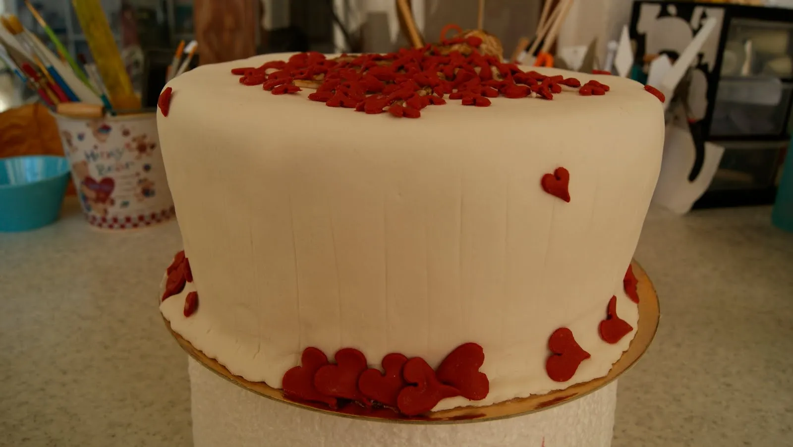 Los sueños de Lilu: "El Arbol del Amor" Tarta Fondant para el Día ...