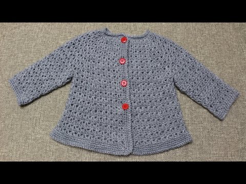 Sueter de 9 a 12 meses Crochet parte 1 de 2 - YouTube