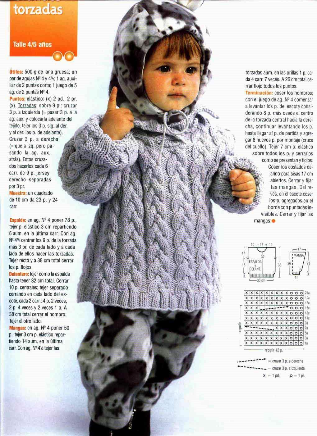 Sueters para niño tejidos dos agujas - Imagui