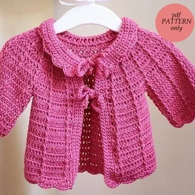 sueter para niñas a crochet | Tejido | Pinterest | Bebe, Croché y ...