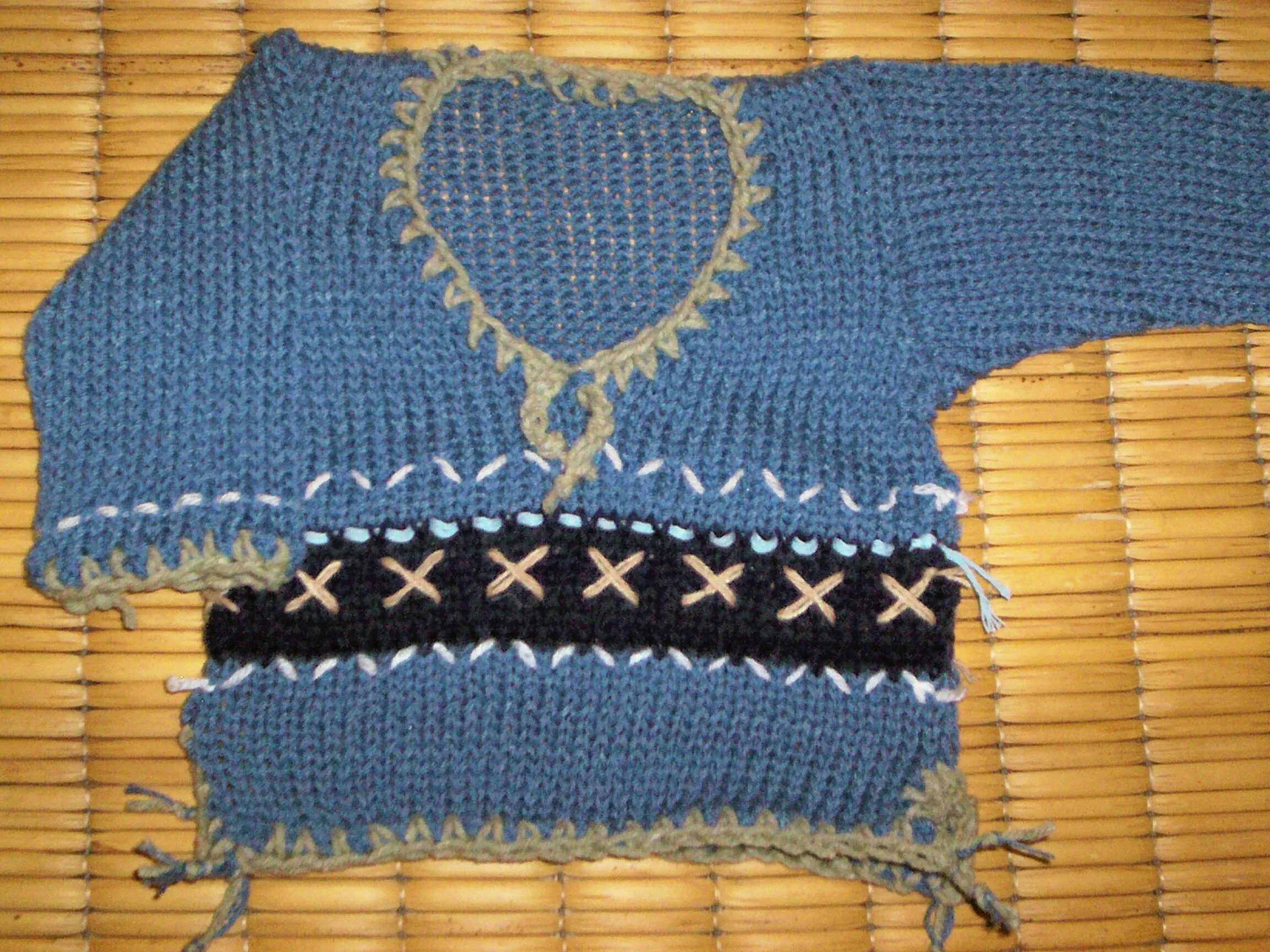 Sweater Para Bebe Tejido En Lana Terminado A Crochet | Superbowl ...