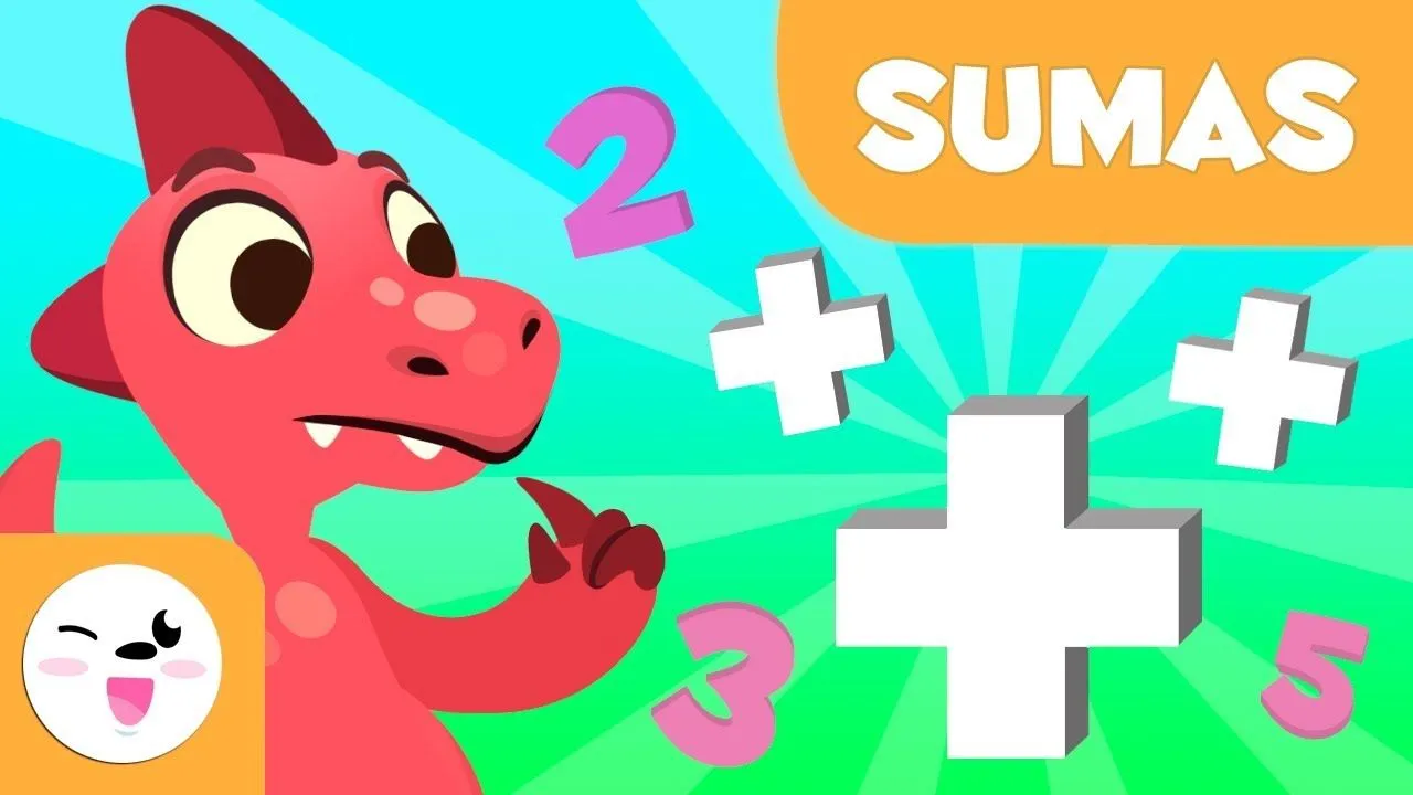 Sumas para niños - Aprende a sumar con Dinosaurios - Matemáticas para niños  - YouTube