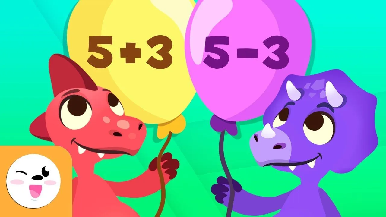 Sumas y restas con dinosaurios - Matemáticas para niños - Operaciones  matemáticas - Recopilación - YouTube