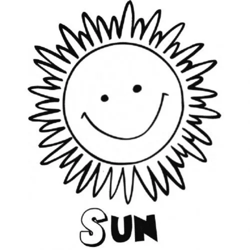 Sun Coloring:Child Coloring and Children Wallpapers