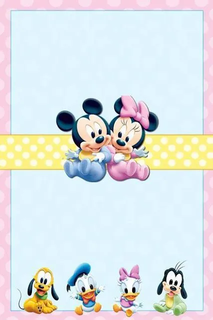 La Super Mamy: Semana de cumples: invitaciones gemelos Mickey y Minnie