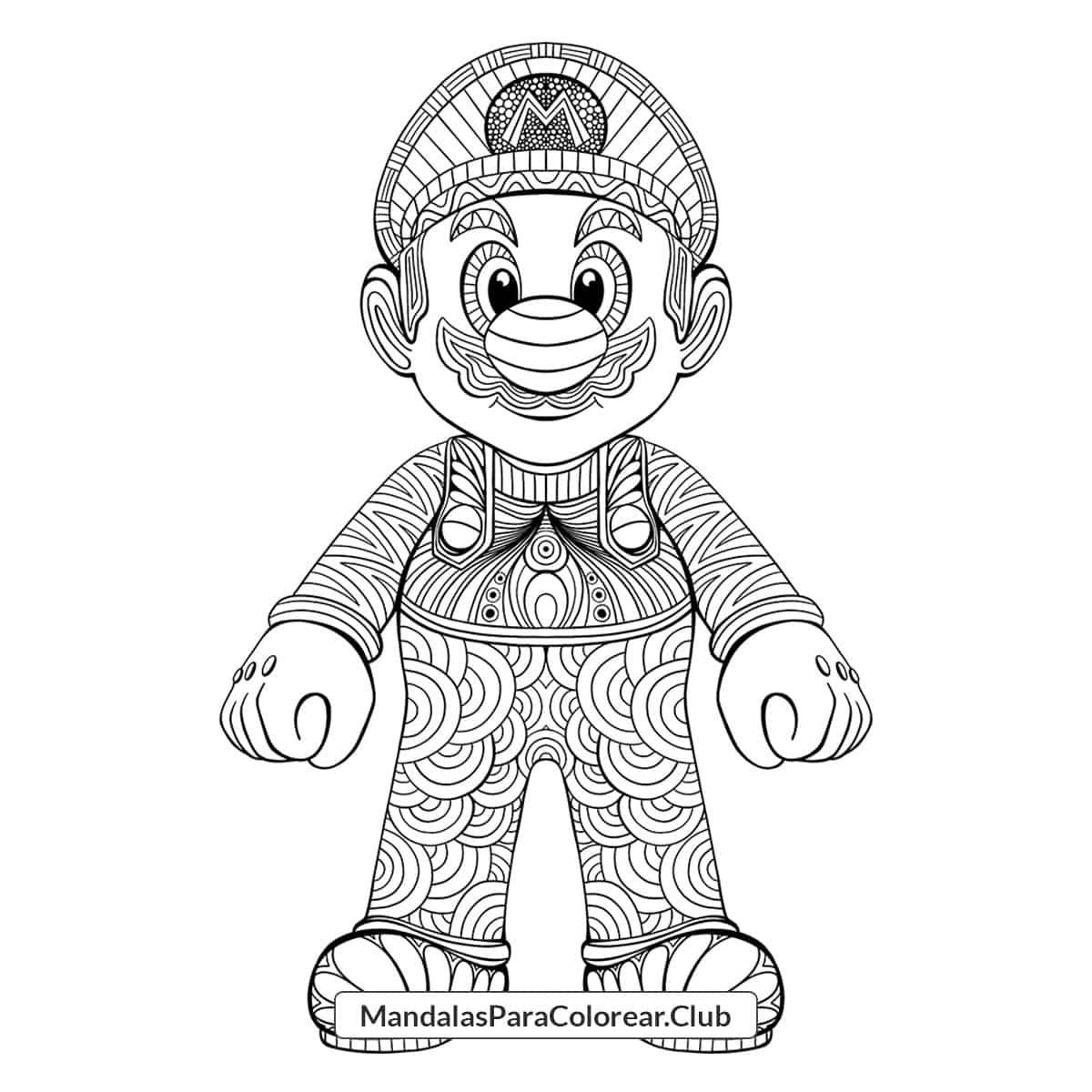 → Super Mario Bros 3D para descargar en JPG y PNG, y colorear