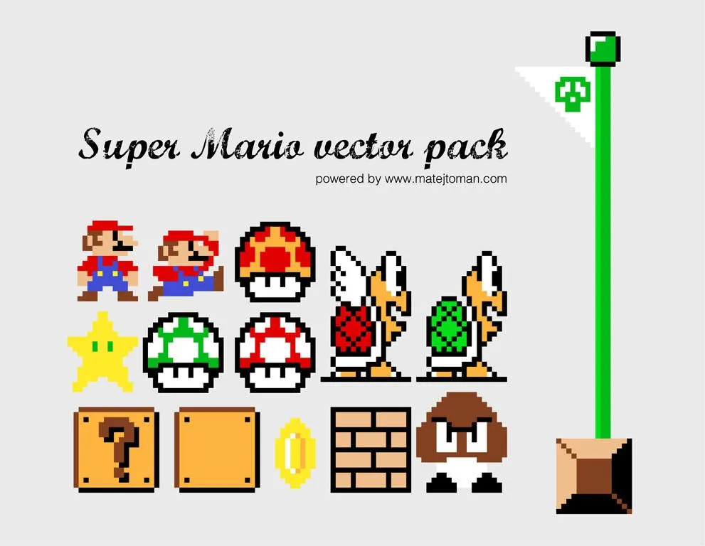Super Mario Vector Pack by mat3jko on DeviantArt