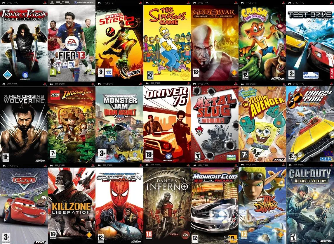 SUPER PACK DE JUEGOS PARA PSP 2013