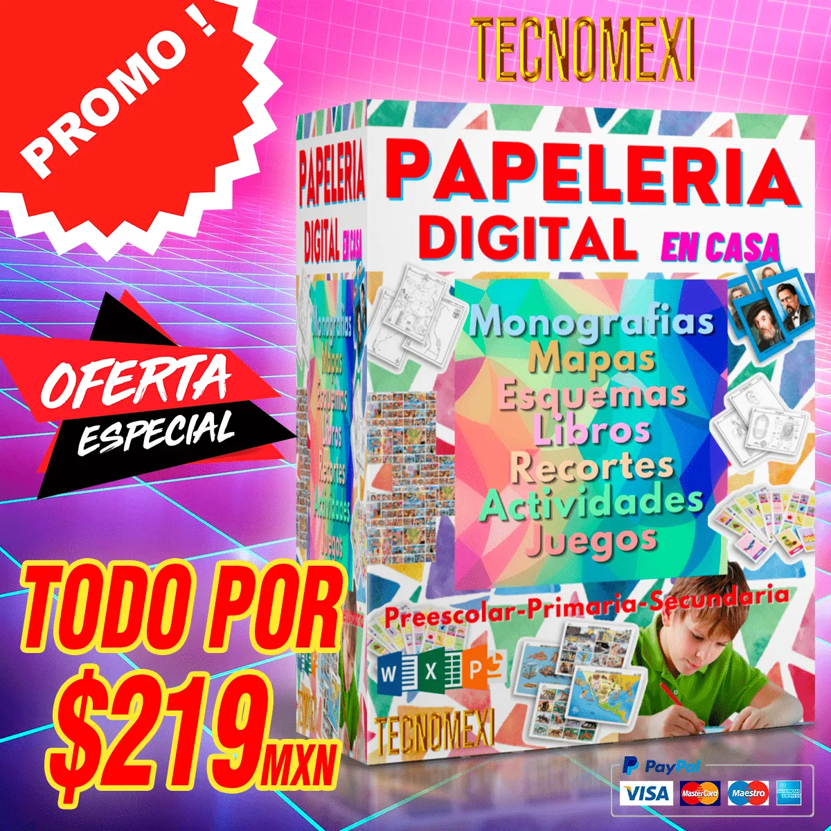 Super Pack Papelería En Casa – Tecnomexi