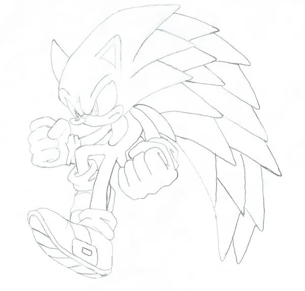 Super Sonic 3 Dibujo/Drawing by toni987 on deviantART