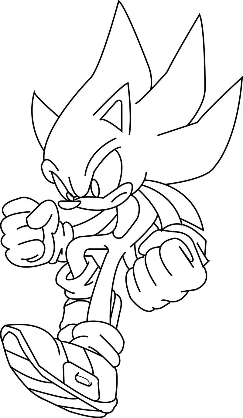 Super Sonic lineart by lineartdrawer on DeviantArt