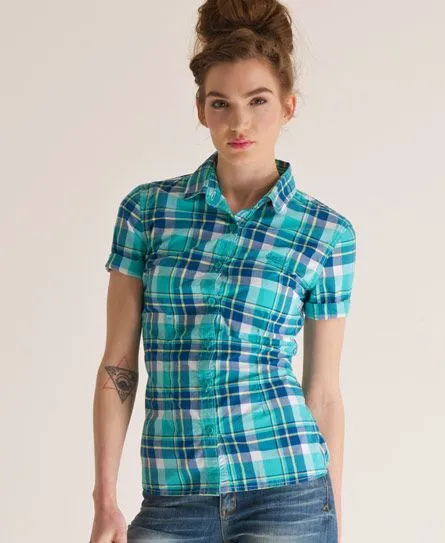 Superdry Camisa a cuadros Penny - Camisas para Mujer