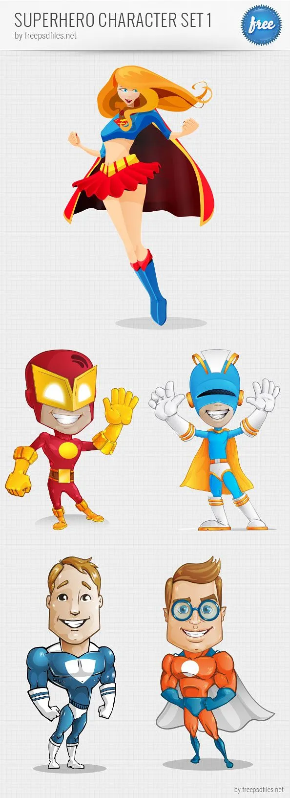 Superhero_Vector_Character_Set ...