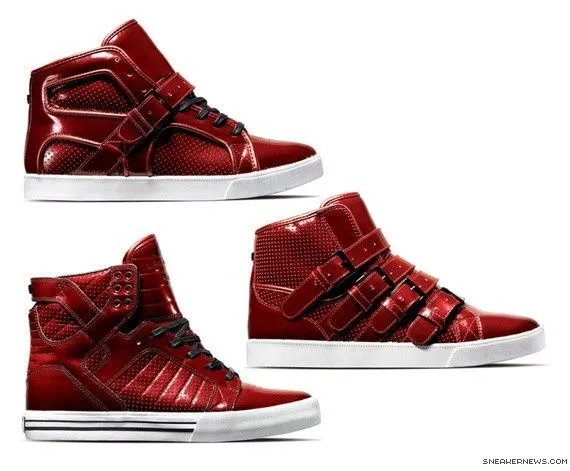 Supra burgundy tennis shoes | Sneakers | Pinterest