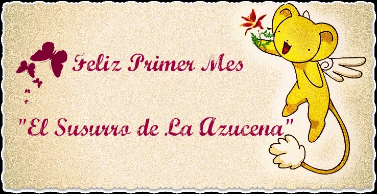 El Susurro De La Azucena: Feliz Primer Mesario Baby Blog!