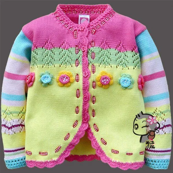 Sweater crochet niña - Imagui