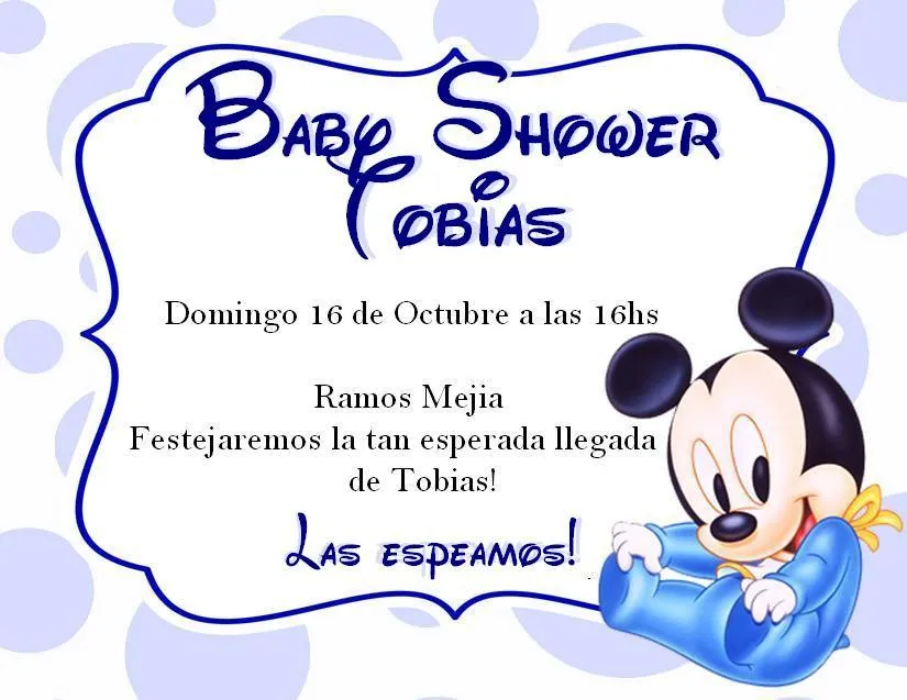 Sweet Party Box: BaBy ShOwEr TobIaS: BabY MiCkEy