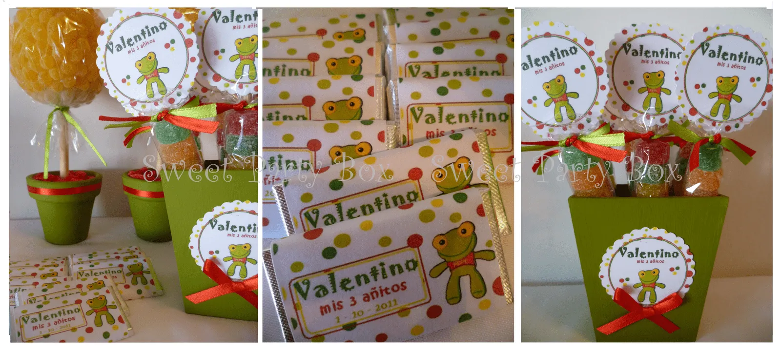 Sweet Party Box: SaPo PePe: Golosinas para el cumple de Valentino!