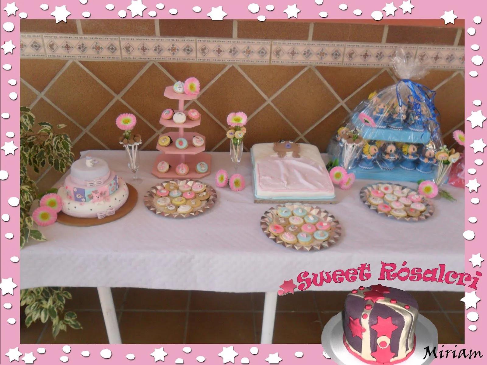 Sweet Rósalcri: Mesa de bautizo decorada - Decorated christening table