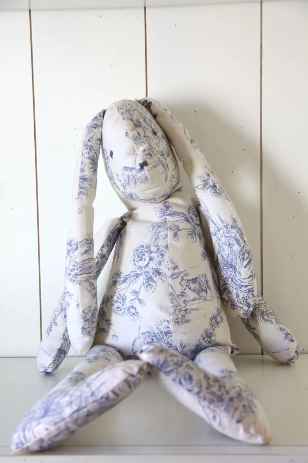 Sweet&Knit: Conejo Toile de Jouy