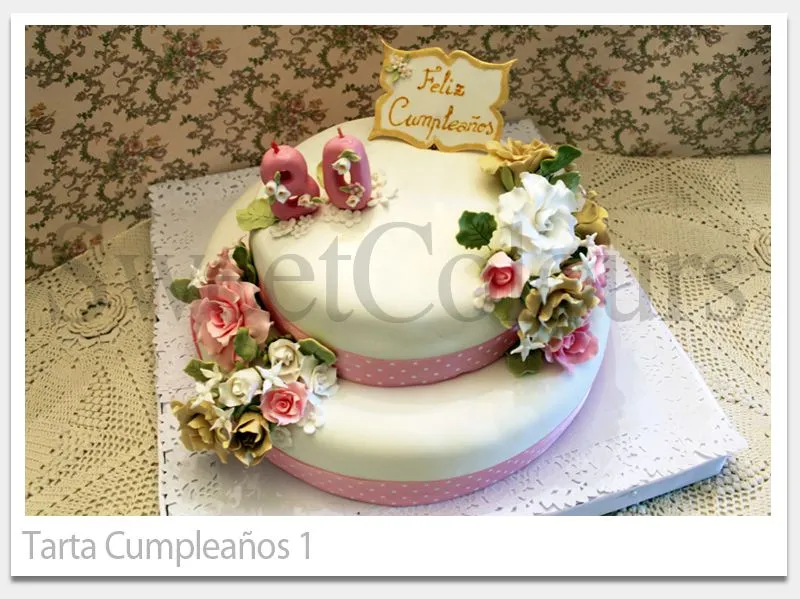 SweetColours, tartas decoradas: Tarta 80 Cumpleaños