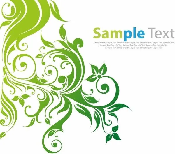 Swirl Floral Design Vector Art Vector floral - Free vector for ...