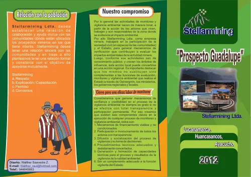 System Servicios Generales: Diseño Gráfico: Tripticos