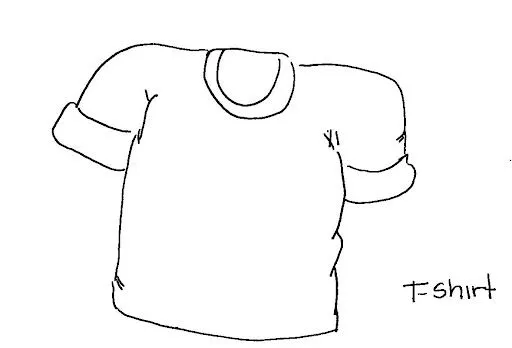 T-shirt para colorear - Imagui