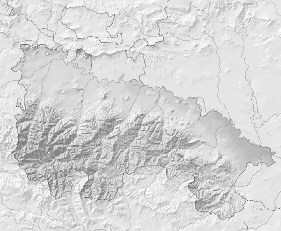 Mapa físico mudo de La Rioja (Anaya) - Didactalia: material educativo