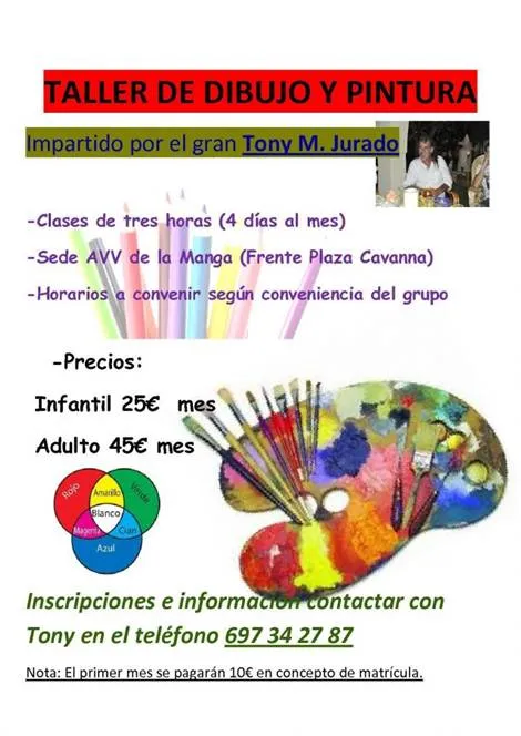 TALLER DE DIBUJO Y PINTURA | Asociación de Vecinos La Manga