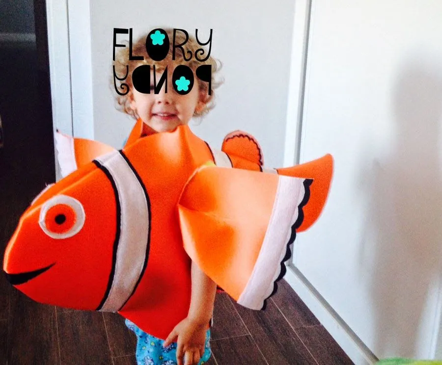 El taller de Flory Pondy: Disfraz de pez Nemo El taller de Flory Pondy: Disfraz de pez Nemo
