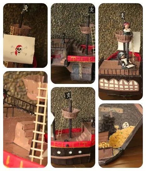 El taller de Ire: DIY: Construir un barco pirata