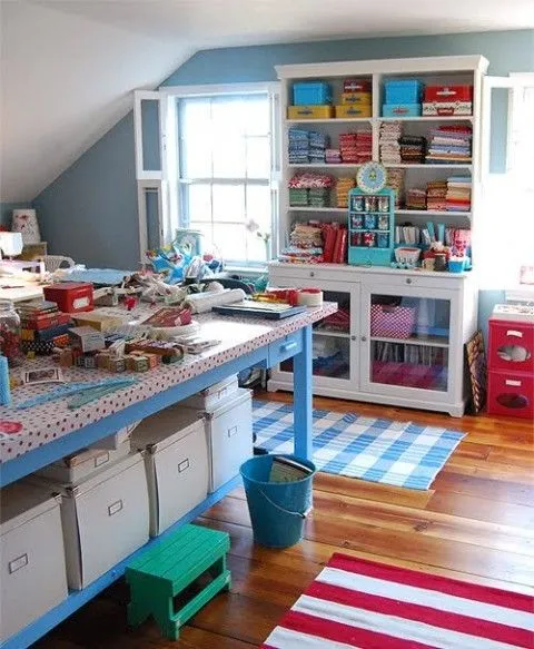 Un taller de manualidades en casa