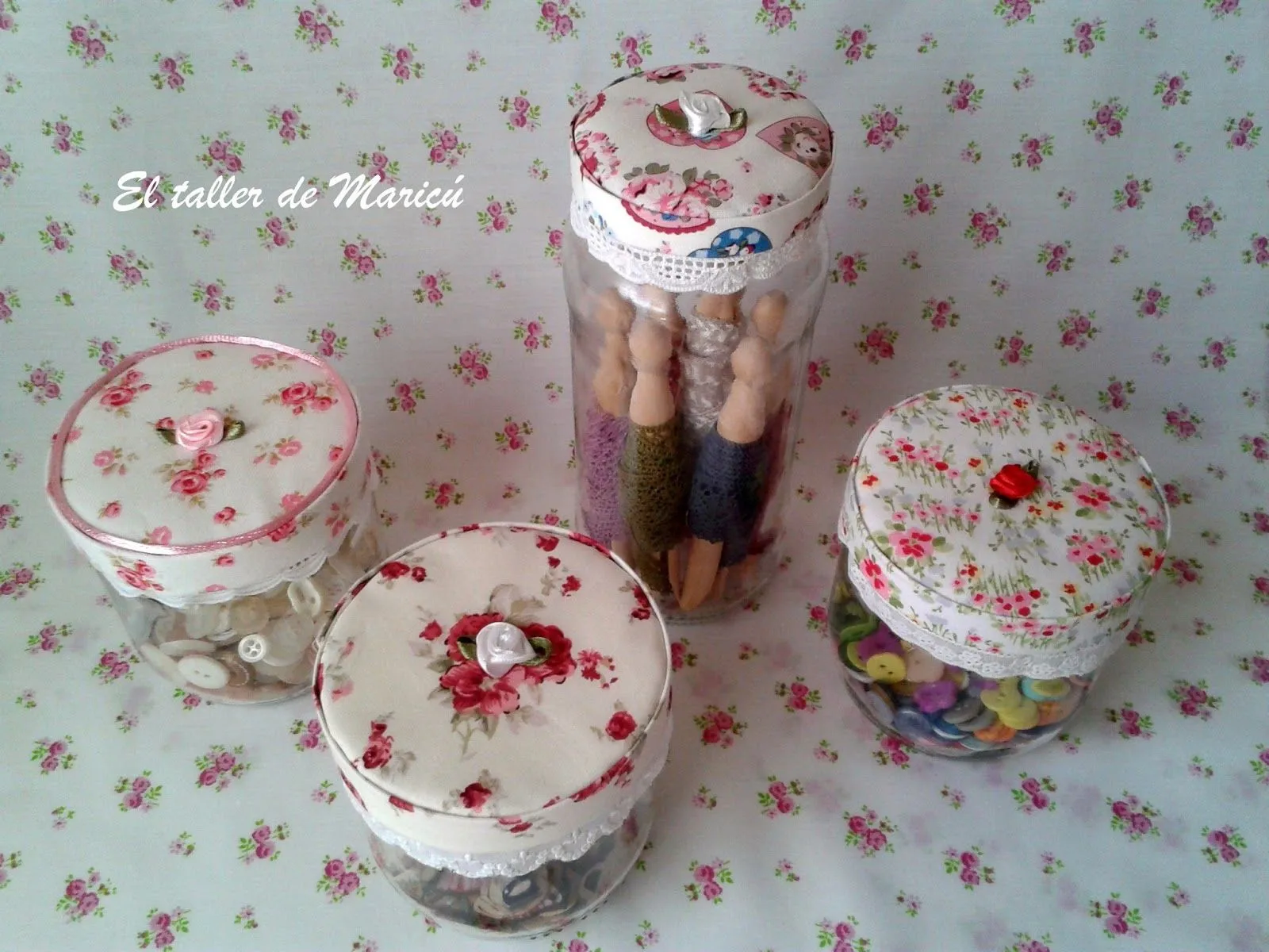 El taller de Maricú: Tutorial Botes de Cristal Decorados.