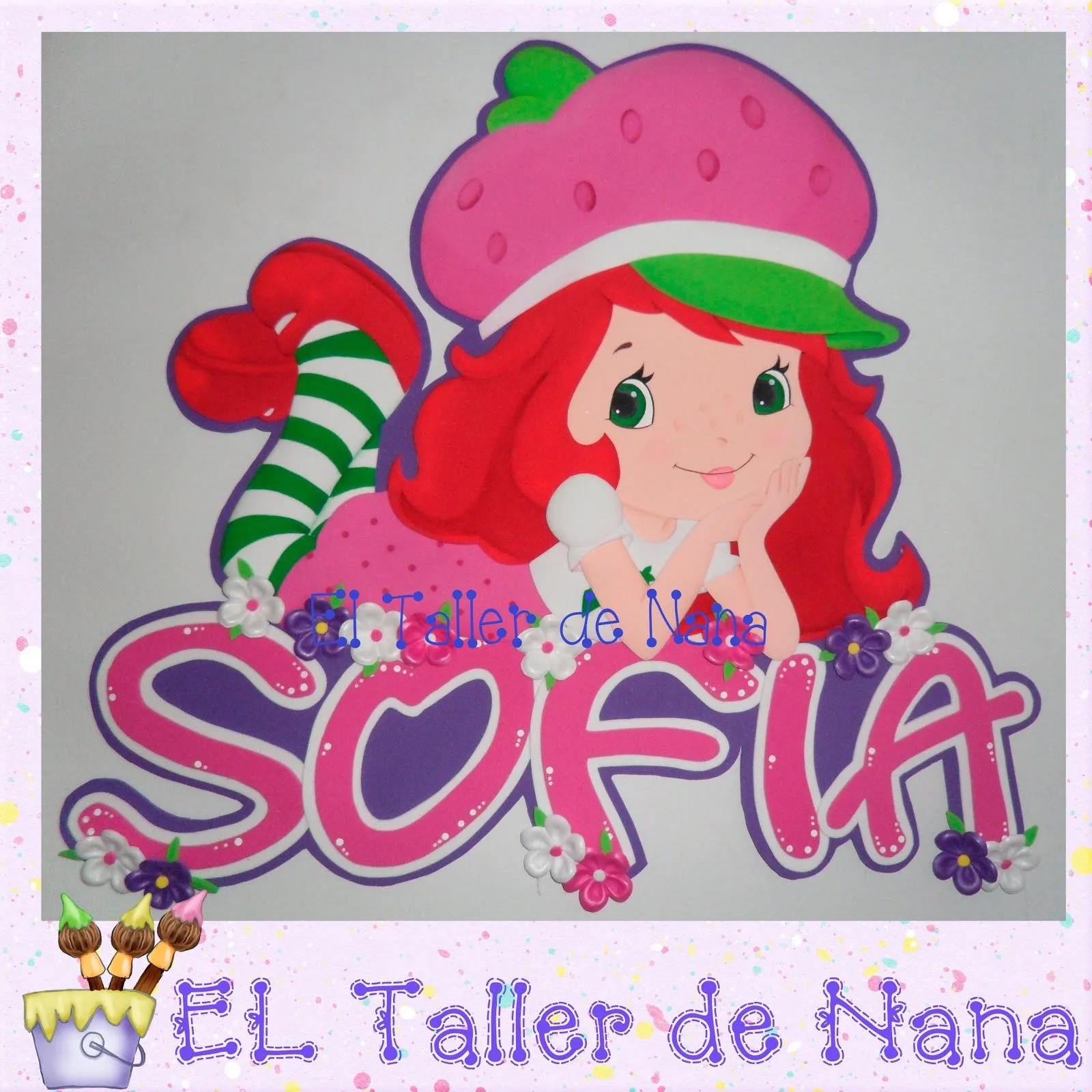 El Taller de Nana: Fresita en Foamy