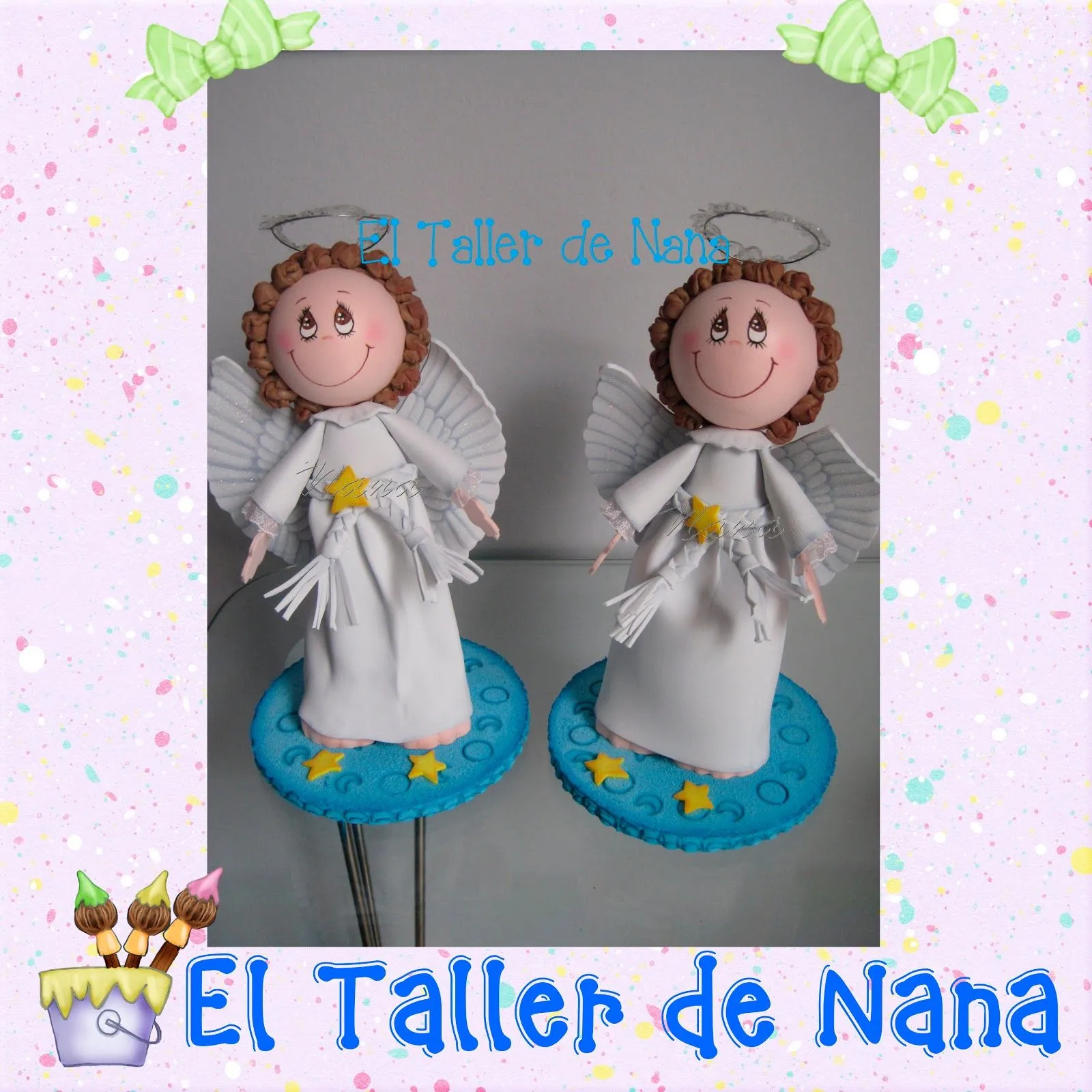 El Taller de Nana: Angel para Bautizo en Foamy