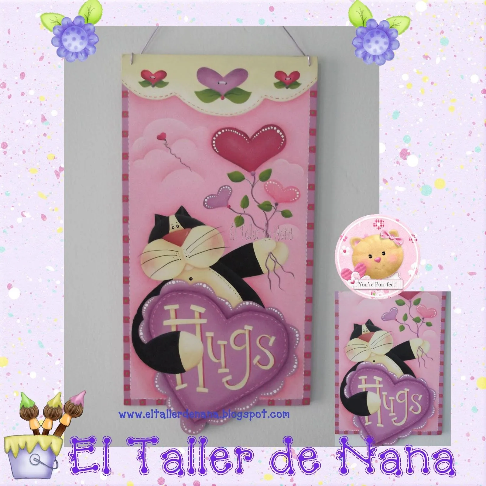 El Taller de Nana: Banner Gatico - Pintura Country