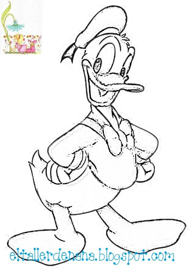 El Taller de Nana: Pato Donald _ Molde