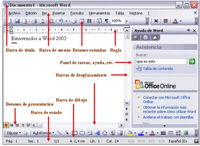 Taller Operador PC: Comenzando con Word 2003