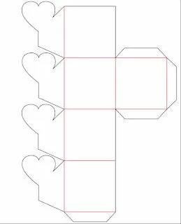 Molde para hacer una caja de carton corrugado - Imagui