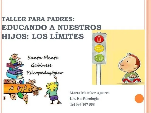 Tallerl para padres "Límites"