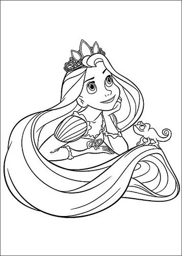 Tangled Coloring Pages