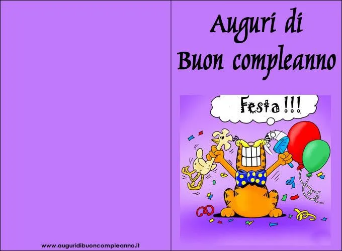 Tanti biglietti auguri compleanno per fare originali auguri di ...