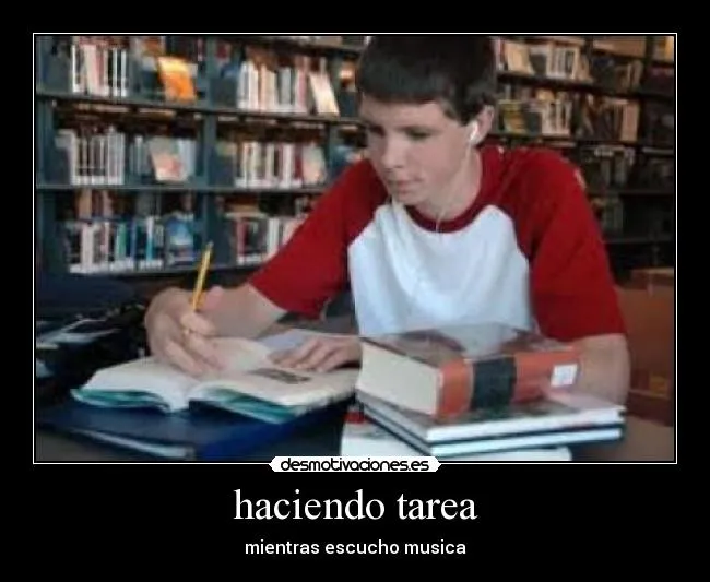 haciendo tarea | Desmotivaciones