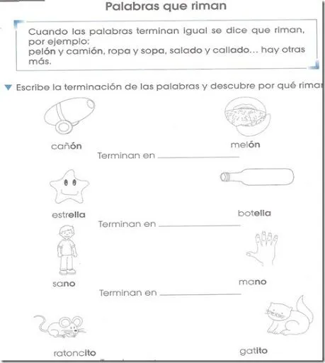 Tareas para niños de primer grado para imprimir - Imagui