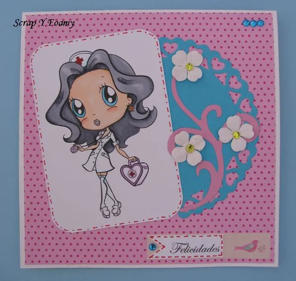 Tarjeta para una Amiga | Scrap Y Foamy