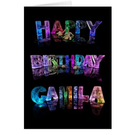 Tarjeta de Camila del feliz cumpleaños | Zazzle